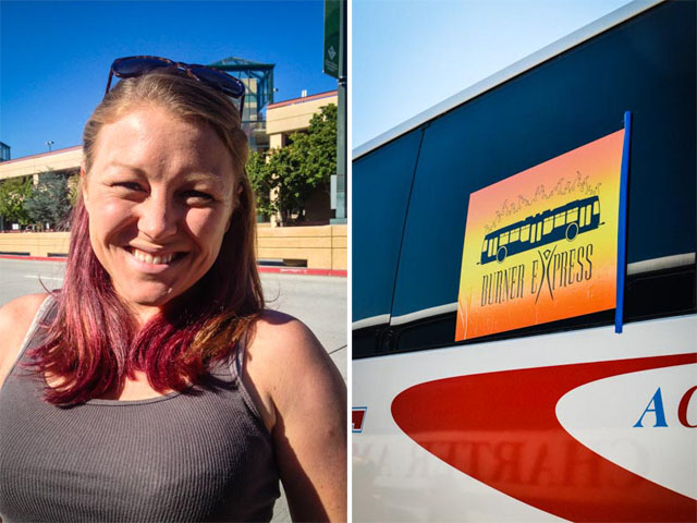 Red Hair and Bus