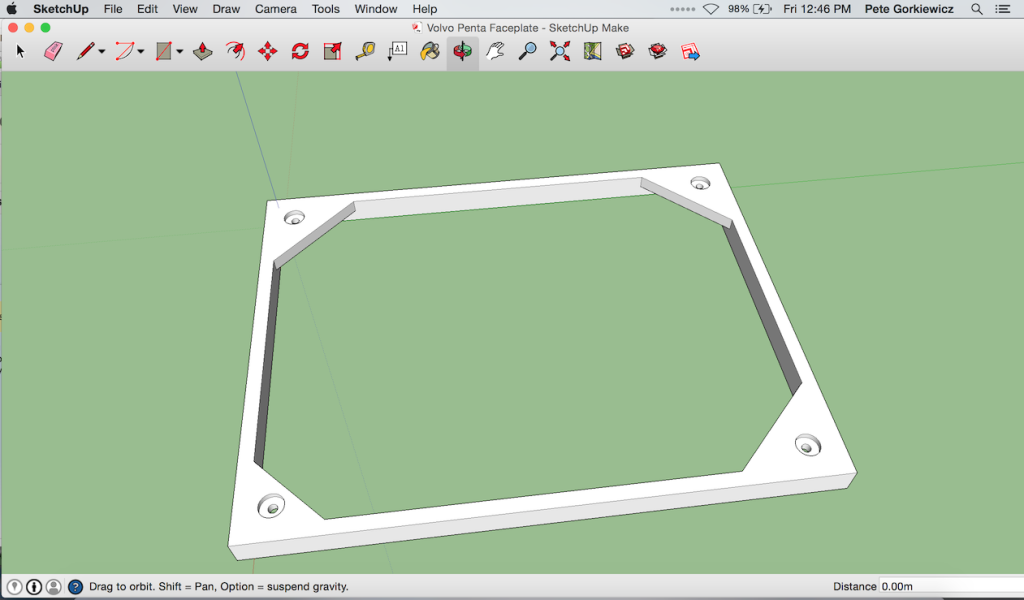 3D Printing Faceplate Model